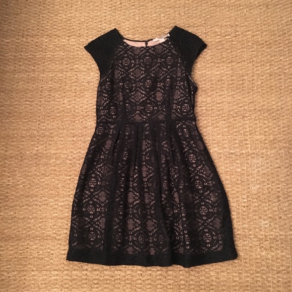 Pink and black lace dress size medium Forever 21 - Picture 1 of 4